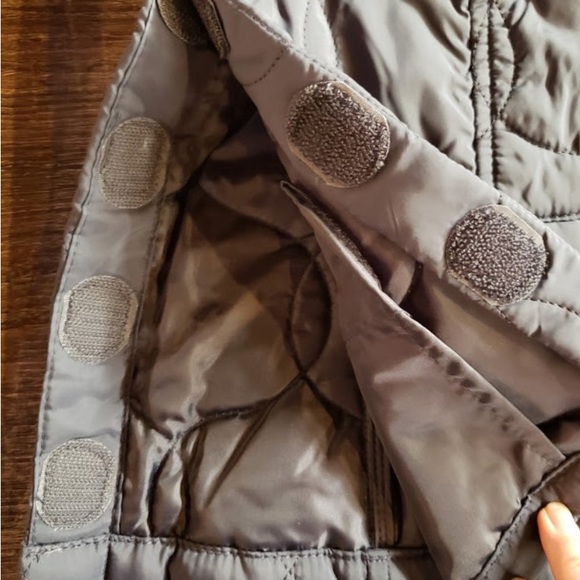 NEW! A New Day Navy Adaptive Quilted Onion Jacket -Converts to a Vest! Dark Blue - Picture 5 of 5